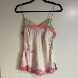 Lace and silk tank/camisole
